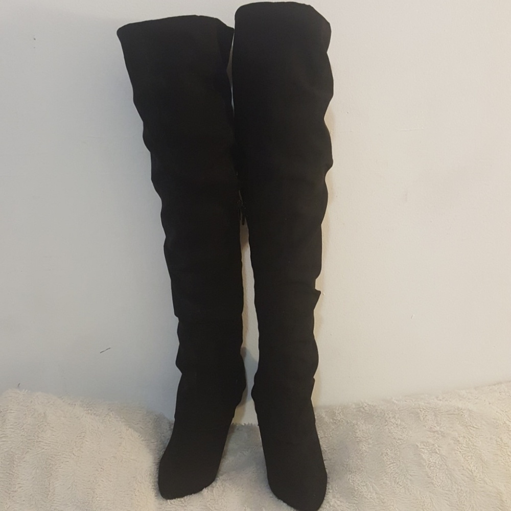 Nina high heels knee boots